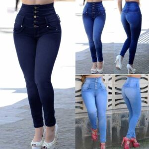 Stretchy Denim Trousers Slim Fitted Casual Skinny Jeans