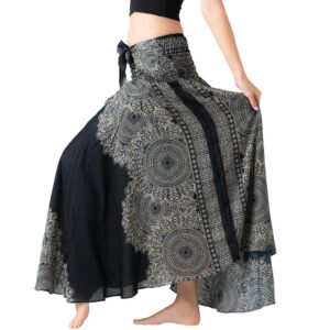 Beach Style print Long Skirt Hippie Bohemian Gypsy