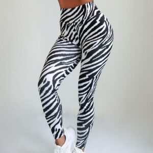 Sexy Zebra stripes Fitness leggings