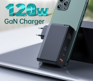 GaN Charger 120W Fast Charging QC4.0 QC3.0