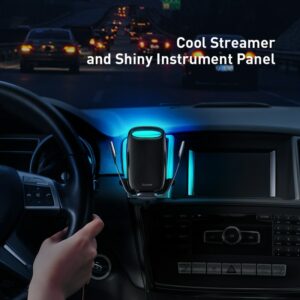 15W Qi Wireless Car Charger For Samsung, iPhone 11 Fast Holder