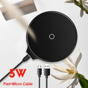 5-15W Fast QI Wireless Charger For iPhone 11 Pro 8 X XR XS And Samsung