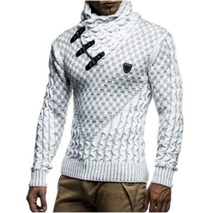 New Warm Pullover Casual Knitwear Winter Men Computer Knitted