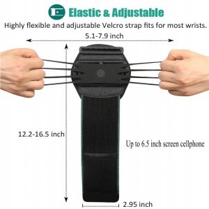 Wristband Phone Holder for iPhone Running 4"-6.5" inch Universal Armband