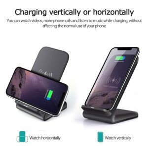 15W Qi Wireless Charger Stand For IPhone SE2 X XS MAX XR 11 Pro 8 Samsung And Others