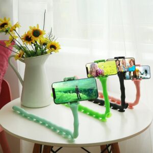 Universal Lazy Mobile Phone Holder Arm Flexible Suction Cup Stand