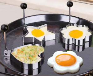 4pcs/set Creative Stainless Steel Omelette Fried Egg Mold