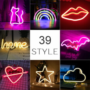 39 Styles Led Neon Decorative Lamps