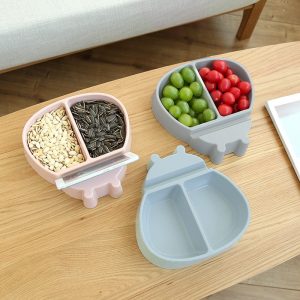 Creative Shape Lazy Snack Bowl With Phone Holder
