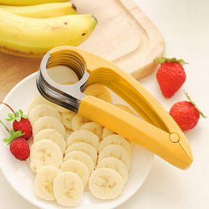 Banana Fruit Vegetable Sausage Slicer Stainless Steel