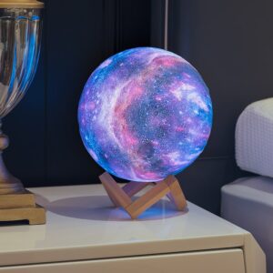 New Creative 3D Print Star Moon Lamp