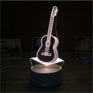 3D Resin Night Light LED Table Lamp