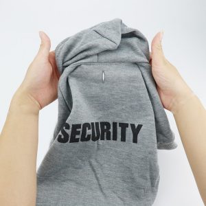 Security Letters Hoodie For Small Dogs