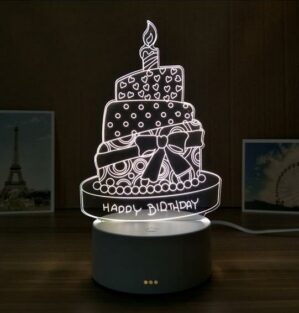 3D Resin Night Light LED Table Lamp