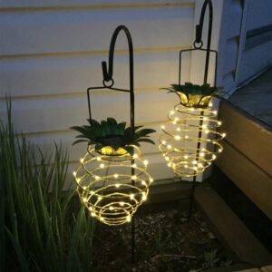 Garden Waterproof Solar Lights Pineapple Shape