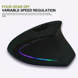 USB Rechargeable Vertical Gaming Mouse