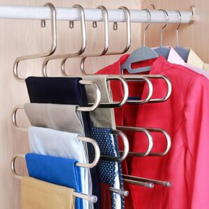 Practical Stainless Steel Clothes Multilayer Hanger