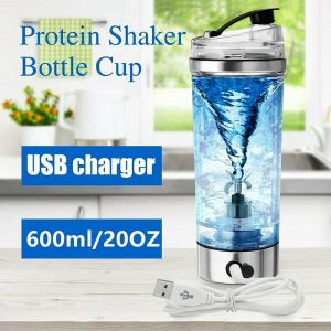 600ML Electric Protein Shake Stirrer USB Smart Mixer Bottle