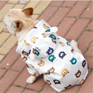 Cute Raincoat For French Bulldog