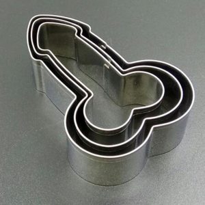 3pcs Adult Sexy Penis Cookie Cutter Set Biscuit Mold