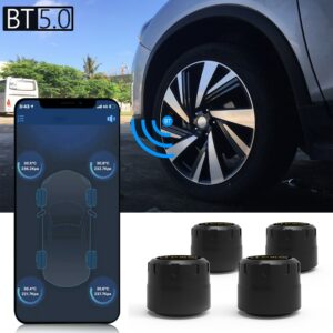 Bluetooth 5.0 TPMS Car Tire Pressure Monitor System