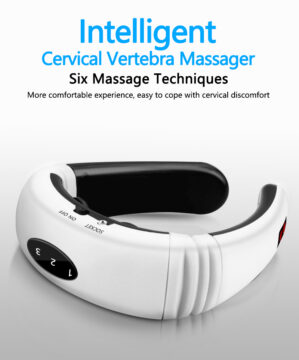 Electric Neck Massager & Pulse Back with 6 Modes Power Control