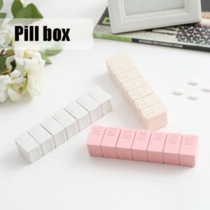 Portable 7-Day Pill Box