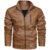 Leather Rider PU Jacket Men’s Casual Outwear Coat Windbreaker European Size
