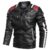 Men’s Leather Jacket Casual Fashion Stand Collar Motorcycle Slim Style