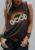 Good Vibes Letter Print O-Neck Summer Tank Top