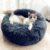 Round Soft Long Plush Cat & Dog Bed