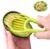 3-in-1 Avocado Slicer Pulp Separator Plastic Knife